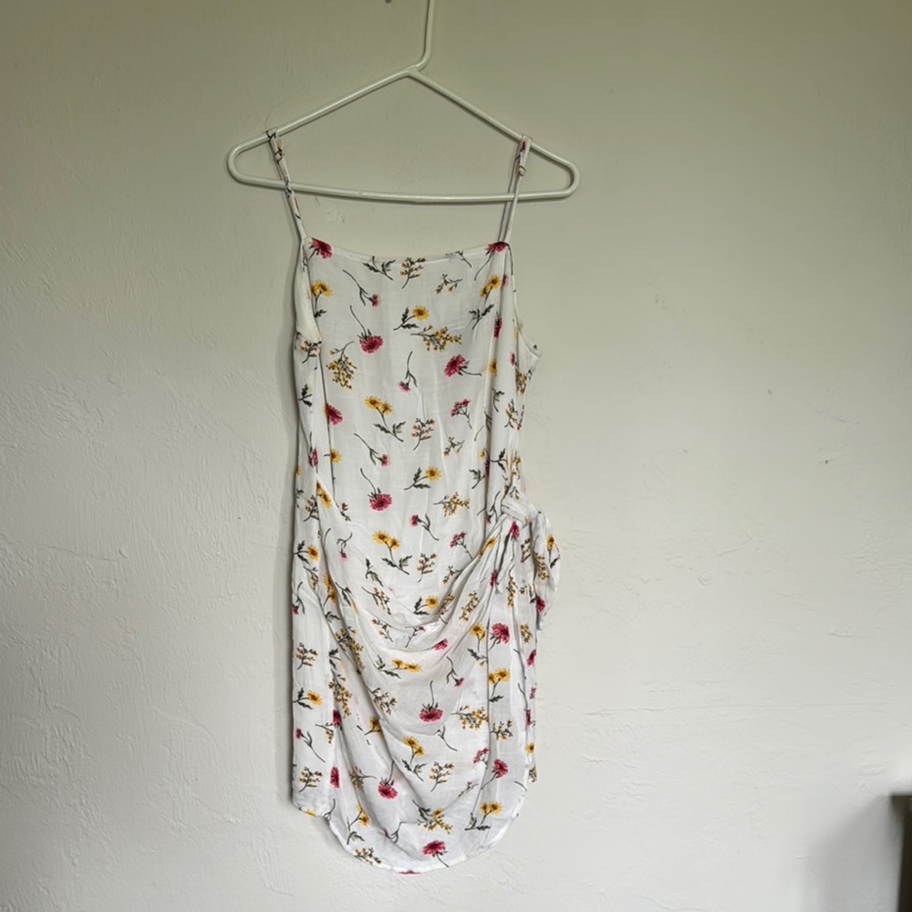 Forever 21 White Dress with floral print